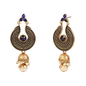 Blue chandbali 2