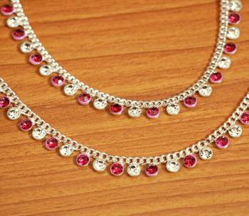 Pink Zircon       Anklets 2