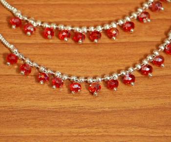 Red Crystal Anklets 2