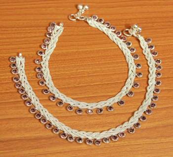 Purple Zircon       Anklets 1