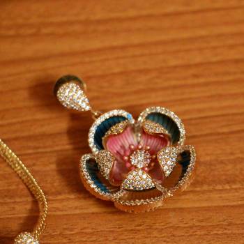 Multicolor Cubic Zirconia Pendants 4
