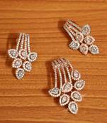 White cubic zirconia pendants