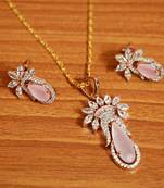 Pink Cubic Zirconia Pendants