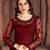 Red Wedding Wear Designer Anarkali Suit
