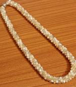 Beige Swarovski Crystal Necklaces