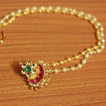 Multicolor Pearl Nose-Ring 1