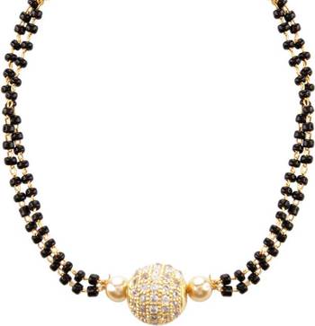 Black diamond mangalsutra 2
