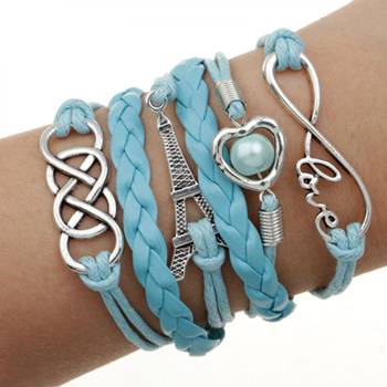 Blue bracelets 1