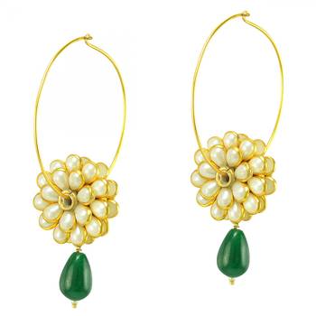 Green chandbali 2