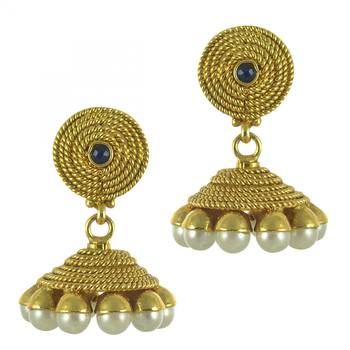 Blue jhumkas 2
