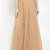 Beige plain Net palazzo pants