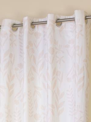 ROSARA HOME Grace Chenille Pack of Single Long Door Curtain 2