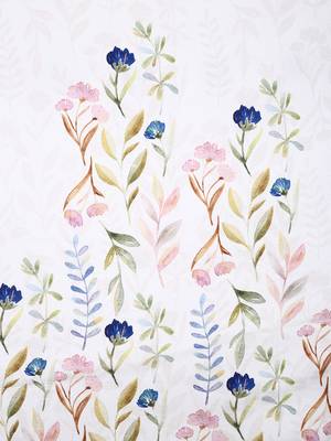 ROSARA HOME Grace Chenille Pack of Single Long Door Curtain 3