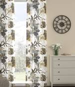 ROSARA HOME Voile Digital Print Pack of Single Curtain