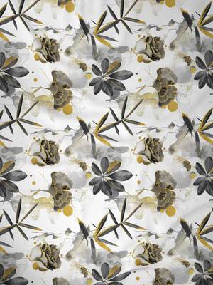ROSARA HOME Voile Digital Print Pack of Single Curtain 3