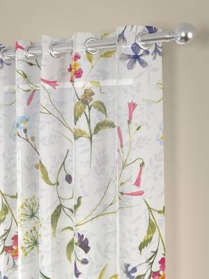 ROSARA HOME Voile Digital Print Pack of Single Curtain 2