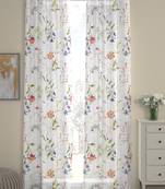 ROSARA HOME Voile Digital Print Pack of 2 Curtains
