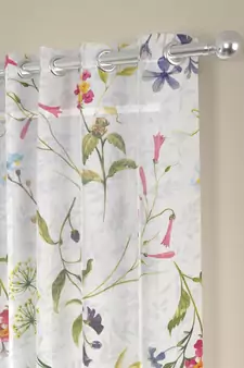 ROSARA HOME Voile Digital Print Pack of 2 Curtains