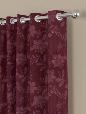 ROSARA HOME Olivia-Dyed Jacquard Pack of Single Curtain 2