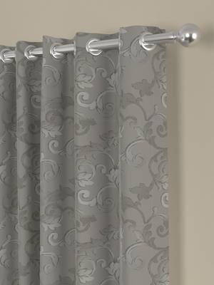 ROSARA HOME Regal Dyed Jacquard Pack of 2 Curtains 2