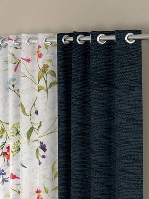 ROSARA HOME Mateo Voile Pack of 4 Window Curtains 2