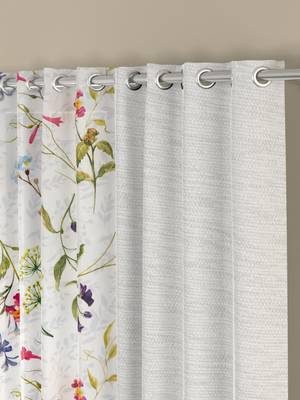 ROSARA HOME Mateo Voile Pack of 4 Door Curtains 2