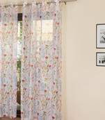 ROSARA HOME Grace Voile  Pack of Single Long Door Curtain