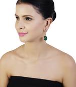 Green na danglers-drops