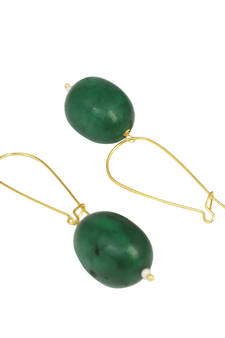 Green na danglers-drops