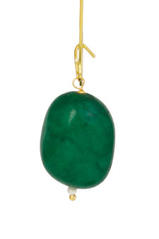 Green na danglers-drops