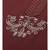 Women Maroon & Beige Solid Straight Rayon Kurta With Palazzo