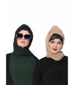 Set Of Two Stole Hijabs In Soft And Super Fine Georgette