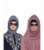 Set Of Two Stole Hijabs In Soft And Super Fine Georgette