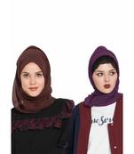 Set Of Two Stole Hijabs In Soft And Super Fine Georgette