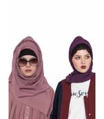 Set Of Two Stole Hijabs In Soft And Super Fine Georgette