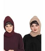 Set Of Two Stole Hijabs In Soft And Super Fine Georgette