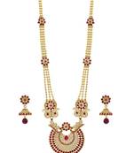 Antique Golden Long Necklace Set