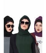 Set Of Three Stole Hijabs In Soft And Super Fine Georgette