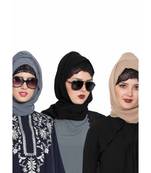 Set Of Three Stole Hijabs In Soft And Super Fine Georgette