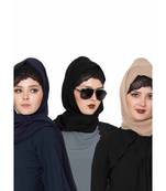 Set Of Three Stole Hijabs In Soft And Super Fine Georgette