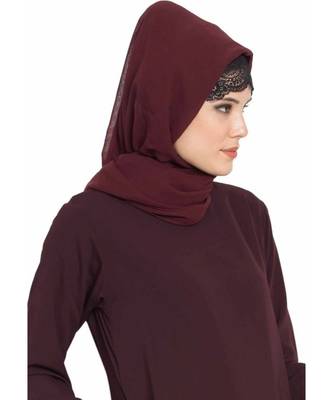 Set Of Three Stole Hijabs In Soft And Super Fine Georgette 4
