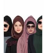 Set Of Four Stole Hijabs In Soft And Super Fine Georgette