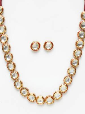 Red crystal necklace-sets 1