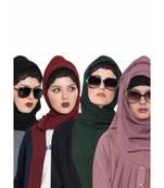 Set Of Four Stole Hijabs In Soft And Super Fine Georgette