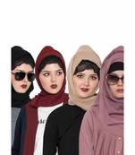 Set Of Four Stole Hijabs In Soft And Super Fine Georgette