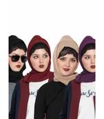 Set Of Four Stole Hijabs In Soft And Super Fine Georgette