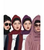 Set Of Four Stole Hijabs In Soft And Super Fine Georgette