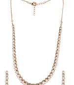 White artificial stones jewellery-combo