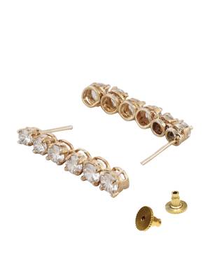 White artificial stones jewellery-combo 4