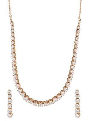 White artificial stones jewellery-combo 5